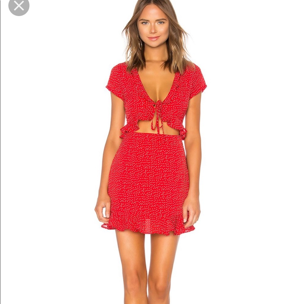 By the way mercy dress in red Size Small